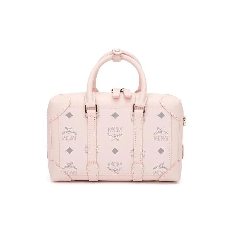 MCM Soft Berlin Visetos Handbags-3