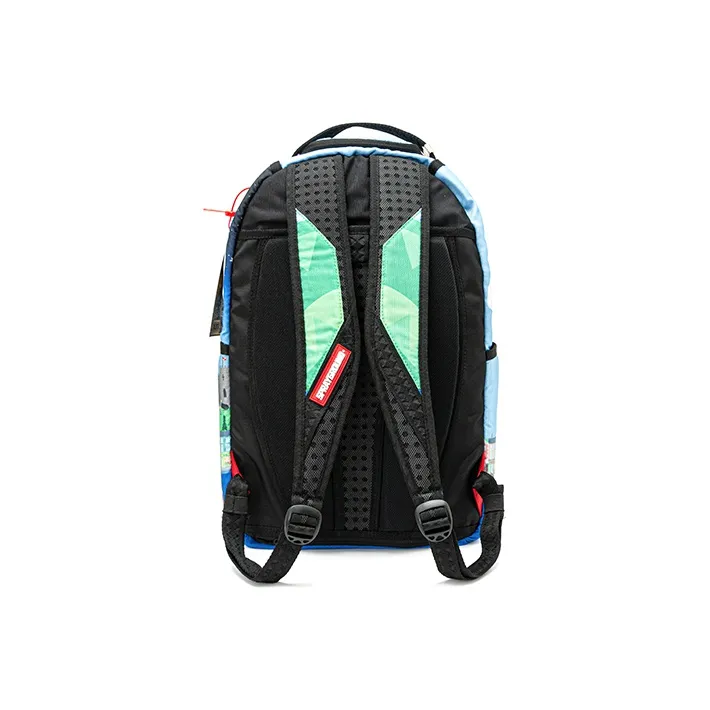 SPRAYGROUND PEPPA PIG Piglet Collaboration Polyester Backpack Regular Unisex Sky Blue-1