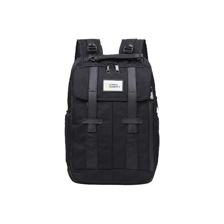 NATIONAL GEOGRAPHIC Nylon Laptop Backpack Regular Unisex Black-0