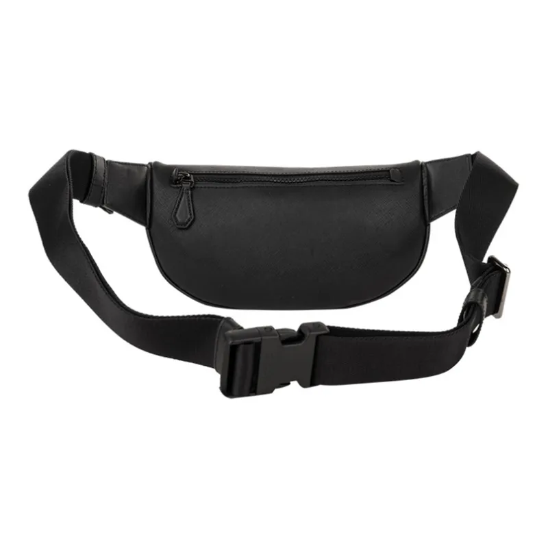 BALLY Cow Leather Sling Bag, Fanny Pack Regular Men's Black-2