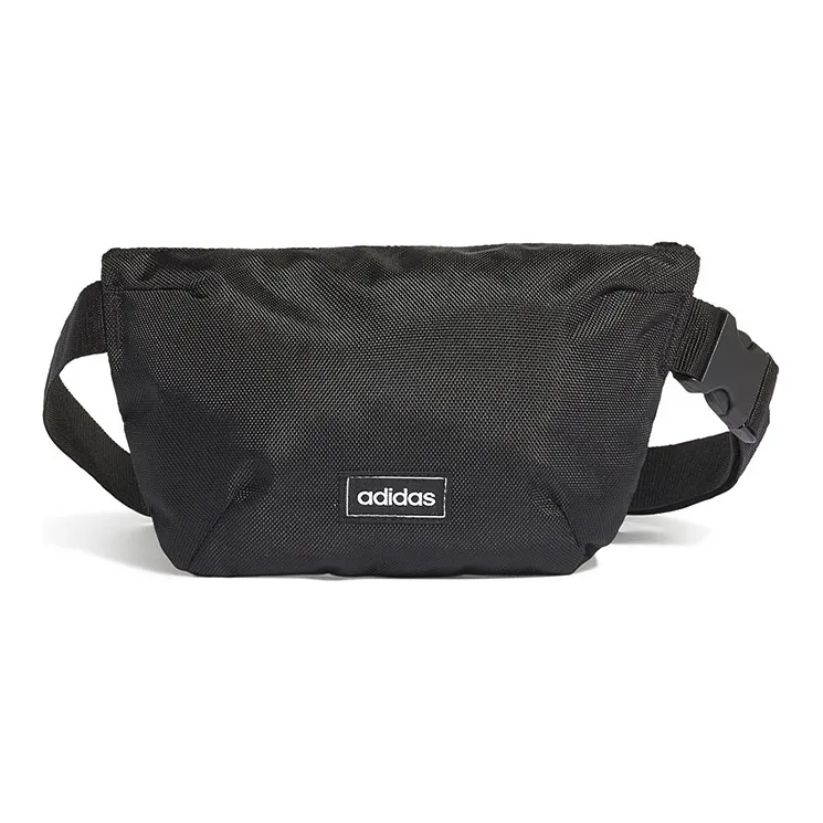 Adidas Polyester One Shoulder Crossbody Fanny Pack Regular Unisex Black-0