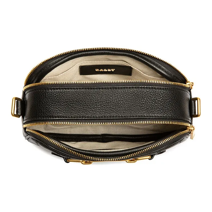 BALLY Vestige Cow Leather Shoulder Bag, Crossbody Bag Mini Women's Black-2