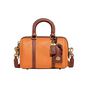 COACH Ruby Cow Leather Handbag, Shoulder Bag, Crossbody Bag Trumpets Women's Multicolor