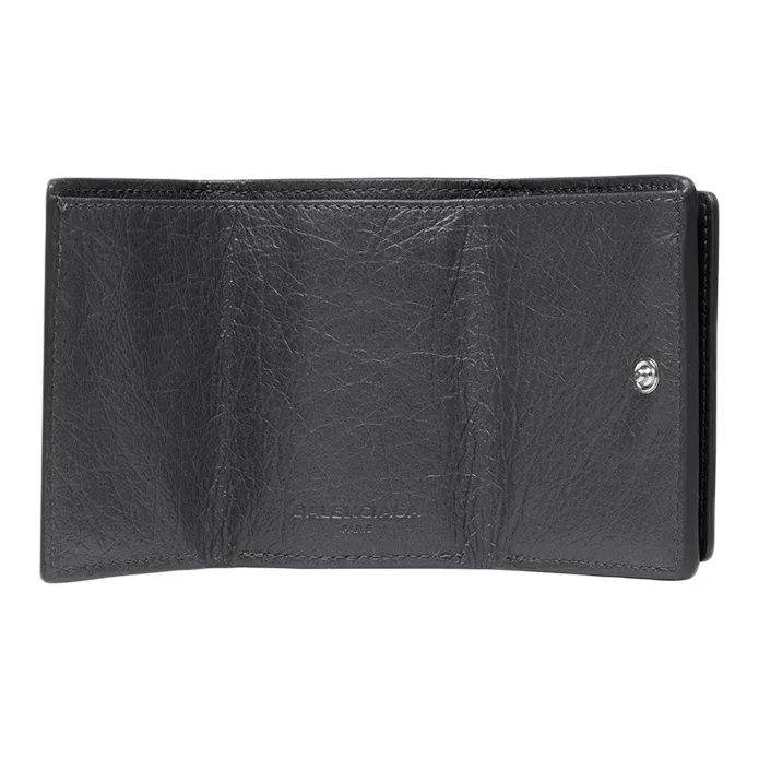 Balenciaga Sheepskin Wallet Women's Gray-1