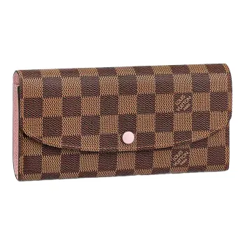 LOUIS VUITTON Emilie Canvas Canvas Bag Wallets Women's