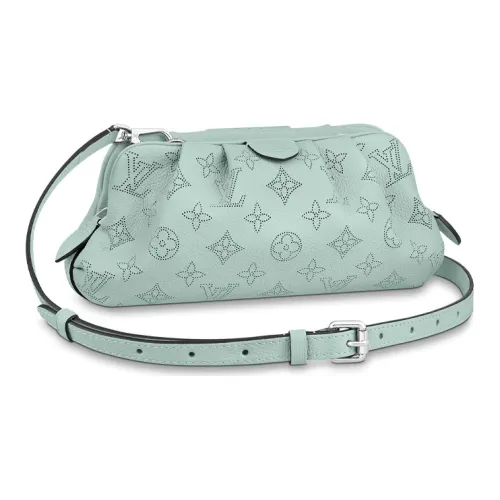 LOUIS VUITTON Scala Calfskin Cloud Bag Clutch Shoulder Bag Crossbody Bag Mini Women's Lake Green