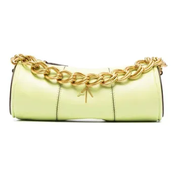 Manu Atelier Leather Baguette Bag Shoulder Bag Crossbody Bag Regular Women's Green