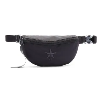 Converse Polyester One Shoulder Crossbody Bag Sling Bag Fanny Pack Regular Unisex Black