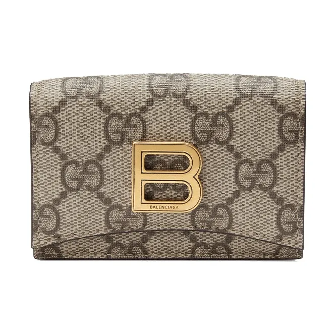 GUCCI Canvas Card Holder Unisex Ebony-0