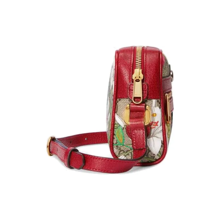GUCCI Canvas With Leather Camera Bag, Crossbody Bag, Shoulder Bag Women's-3