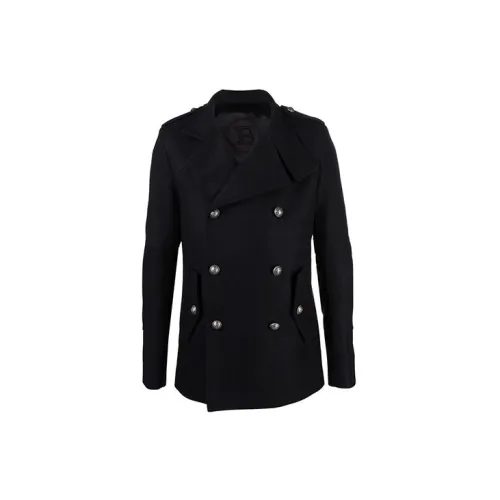 BALMAIN Jackets Men Navy Blue