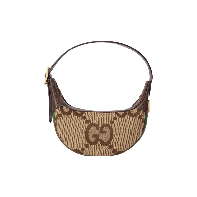 GUCCI Ophidia Canvas With Leather Shoulder Bag, Handbag, Shoulder Bag Women's-1
