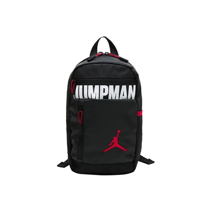 Jordan Polyester Backpack Regular Unisex Black-0