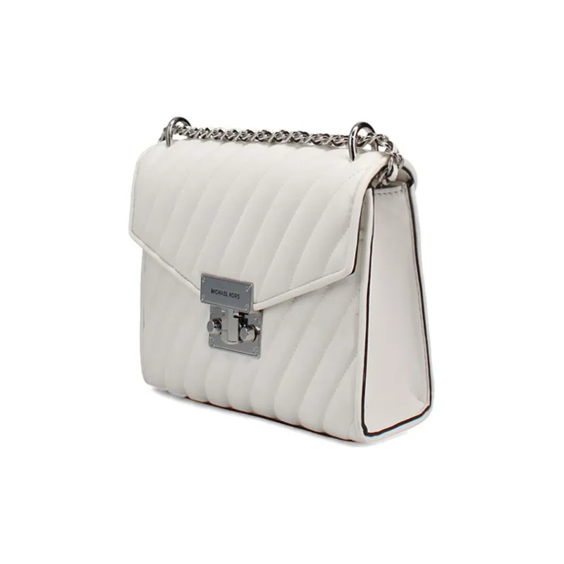 MICHAEL KORS Rose Leather Shoulder Bag Crossbody Bag Regular Women's Pure White-1