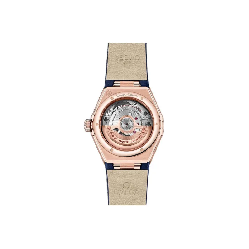 OMEGA Constellation Collection Automatic Mechanical Movement Women's Watch Watch 29mm Blue Dial-1