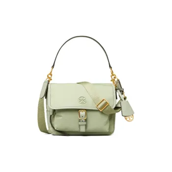 TORY BURCH Piper Nylon Fabric Shoulder Bag, Crossbody Bag Women's Mint Green