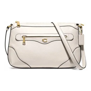 COACH Ivie Leather Crossbody Bag Tubas Women's White