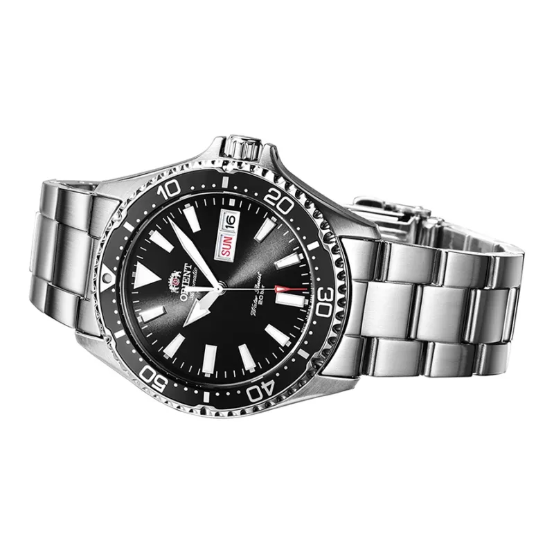 ORIENT Diving Shark Collection Mechanical Movement Stainless Steel Strap Watch Men's Watches Black Dial RA AA0001B19B-3