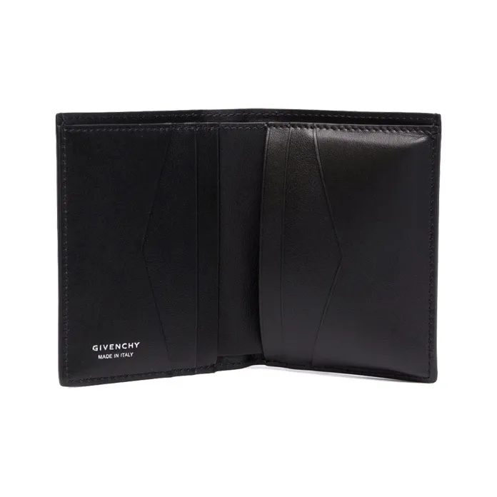 GIVENCHY Sheepskin Card Holder Wallet Men's Black-2