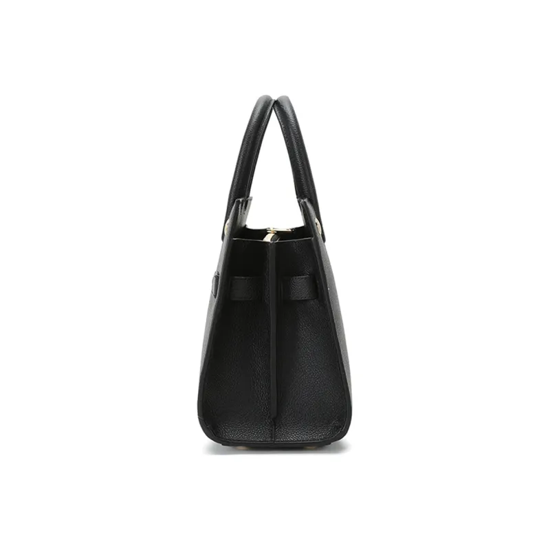 Burberry Cow Leather Handbag, Portable Crossbody Bag, Shoulder Bag Mini Women's Black-2