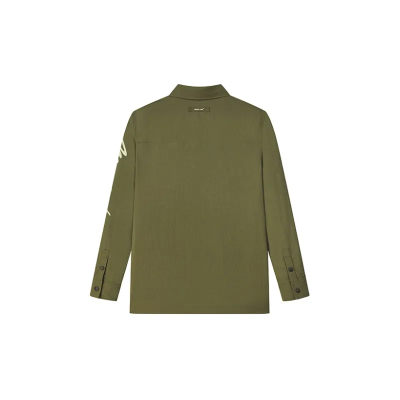 FILA Jackets Men Withered Moss Green-1