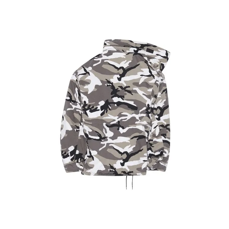 Balenciaga Off Shoulder Military Parka-1