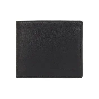COACH Billfold Wallet Soft Leather Wallet Men's Black