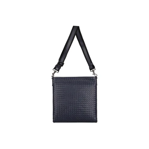 Bottega Veneta Sheepskin Shoulder Bag Regular Men's Dark Blue