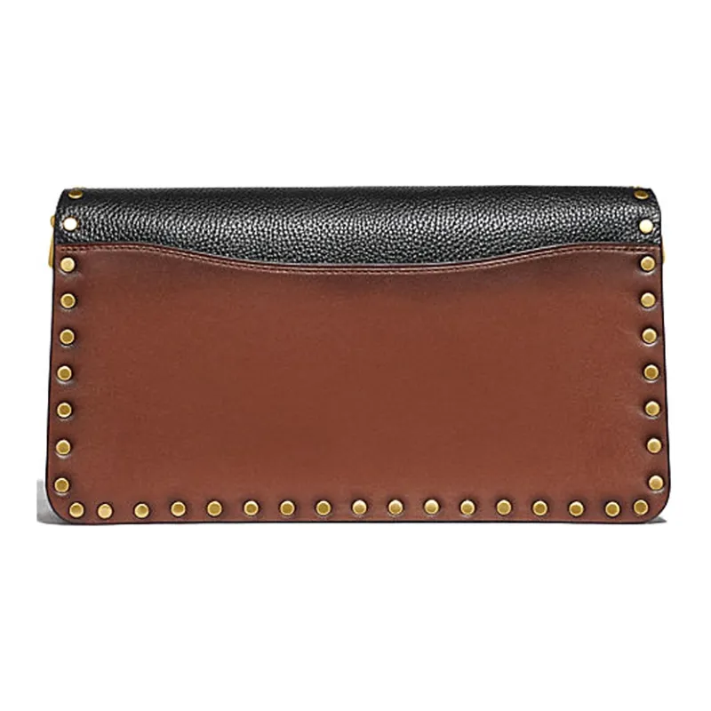 COACH Tabby Suede Cow Leather Shoulder Bag Crossbody Bag Shoulder Bag Women's Black Brown-2