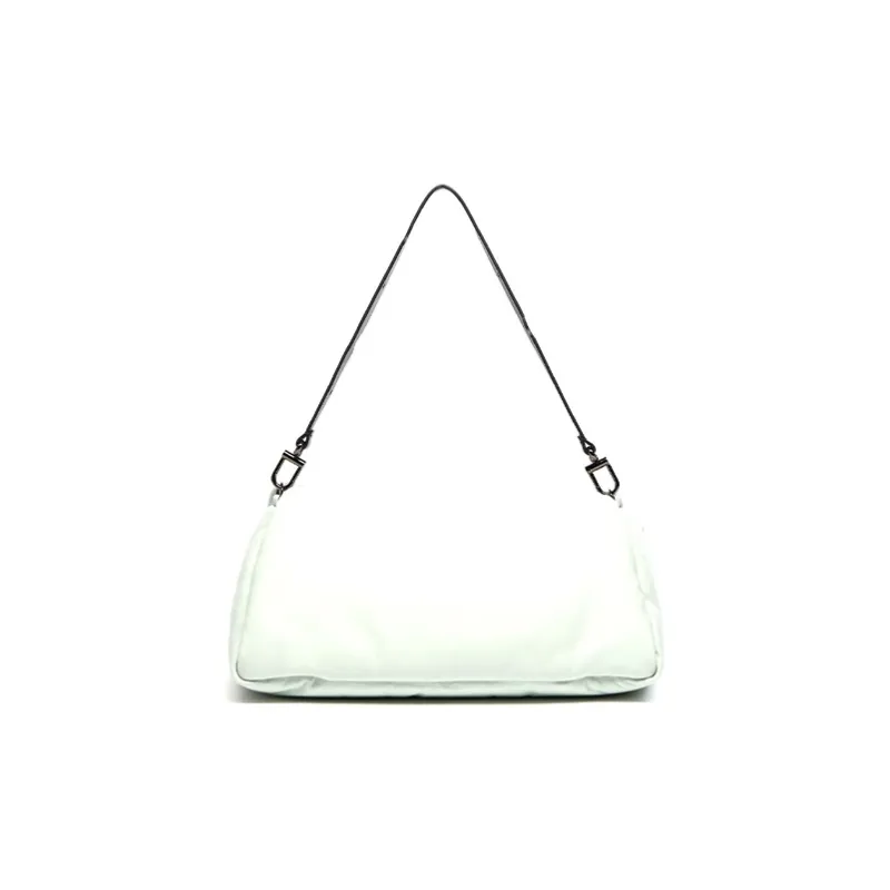 OFF WHITE Nailed Slouchy 30 Clutch White/Black-1