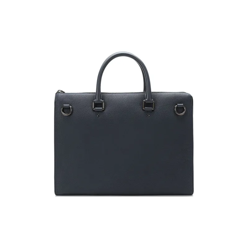COACH Gotham Leather Briefcase, Handbag, Crossbody Bag, Shoulder Bag Tubas Men's Midnight Marine Blue-3