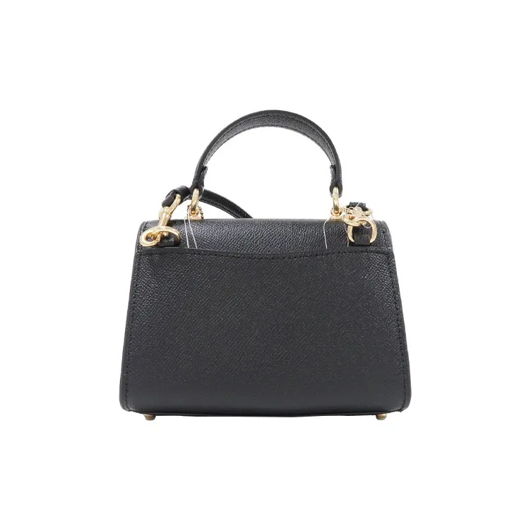 COACH Tilly Leather Shoulder Bag Crossbody Bag Handbags Mini Women's Black-1