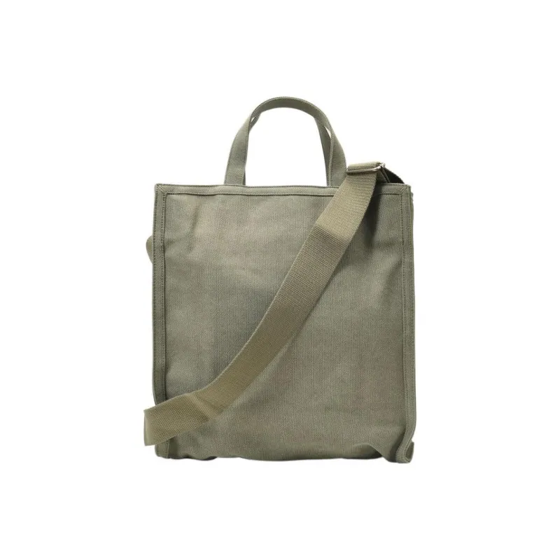 A.P.C Canvas Tote Bag Shopping Bag Portable Canvas Bag Shoulder Bag Unisex Green-2