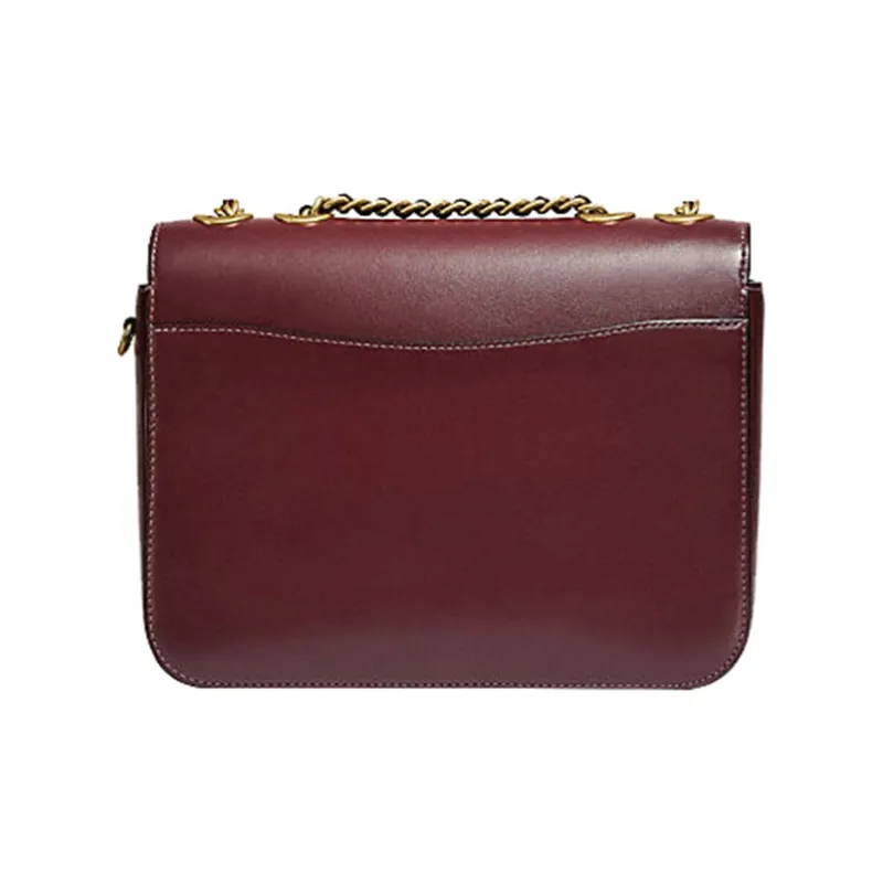 COACH Madison Leather Small Square Bag Crossbody Bags Shoulder Bags Women's Burgundy-2