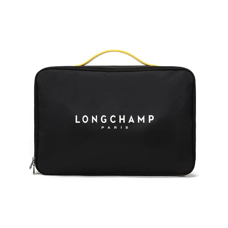 LONGCHAMP Cocagne Fabric Briefcase Regular Men's Black-0