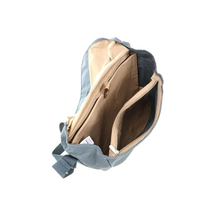 Fjallraven Greenland Organic Cotton Shoulder Bag, Crossbody Bag Regular Unisex Nightfall Gray-3