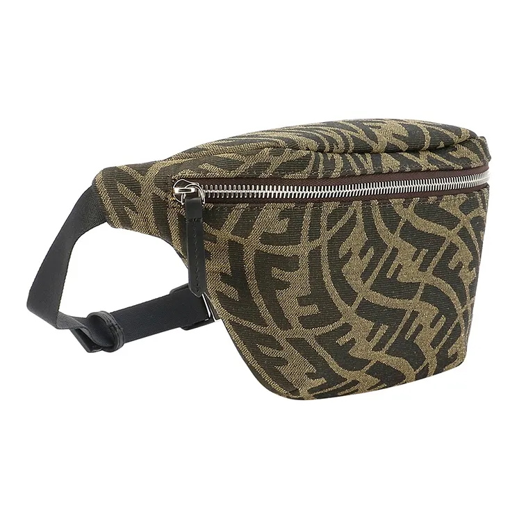 FENDI Polyester Cow Leather Cotton Canvas Bag Sling Bag Shoulder Bag Crossbody Bag Fanny Pack Kids' Brown-1