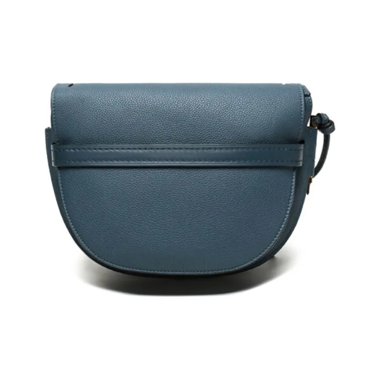 LOEWE Gate Cow Leather Handheld Crossbody Bag, Shoulder Bag Trumpets Women's Steel Blue-3
