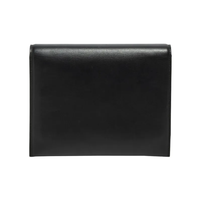 FERRAGAMO Leather Flap Bag Shoulder Bag Crossbody Bag Regular Women's Black-4