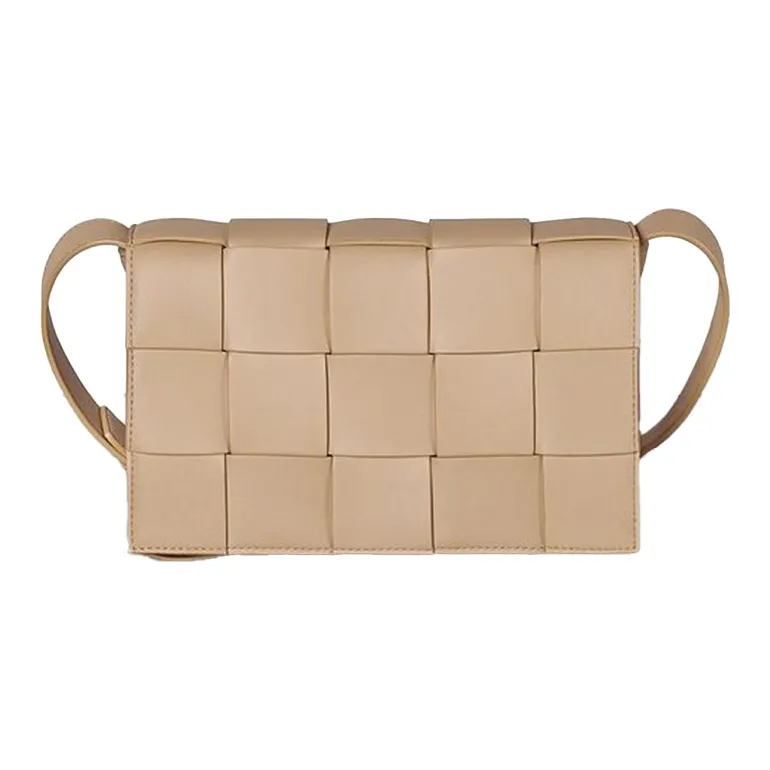 Bottega Veneta Sheepskin Crossbody Bag Women's Almond-0