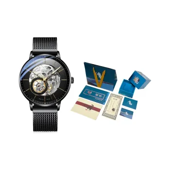 SOLLEN Automatic Mechanical Movement Watch Men's Watches Cut-Out Dial SL316