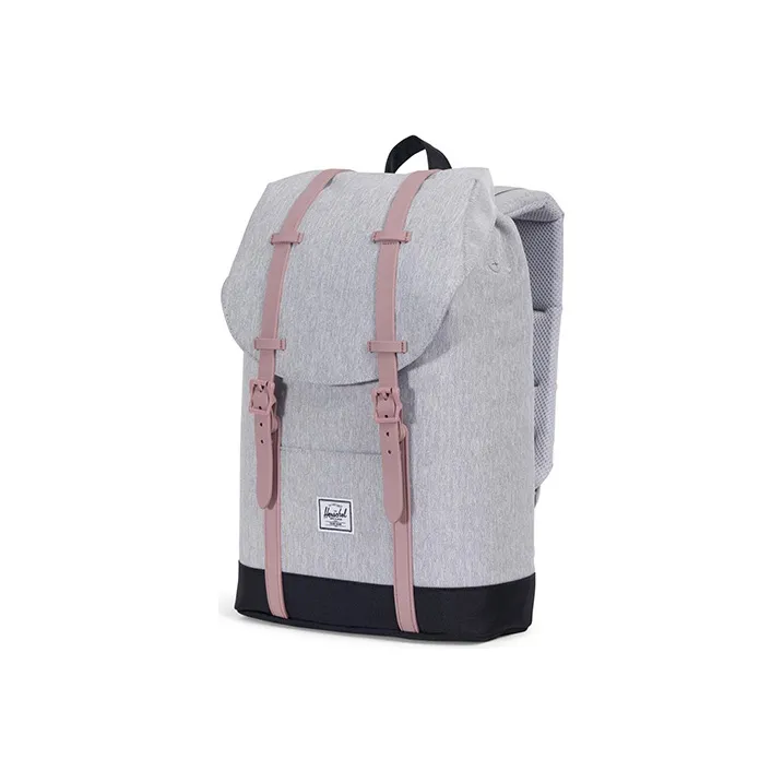 Herschel Canvas Backpack Large Size Women's Retreat Gray Rose-1