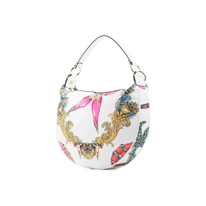 FANSIZHE VERSACE Polyamide Shoulder Bag, One Shoulder Handbag Women's White-1