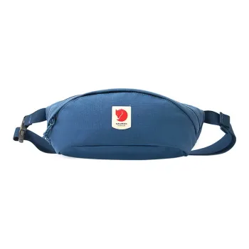 Fjallraven Polyamide Fanny Pack, One Shoulder Crossbody Bag, Sling Bag Regular Unisex Mountains Blue