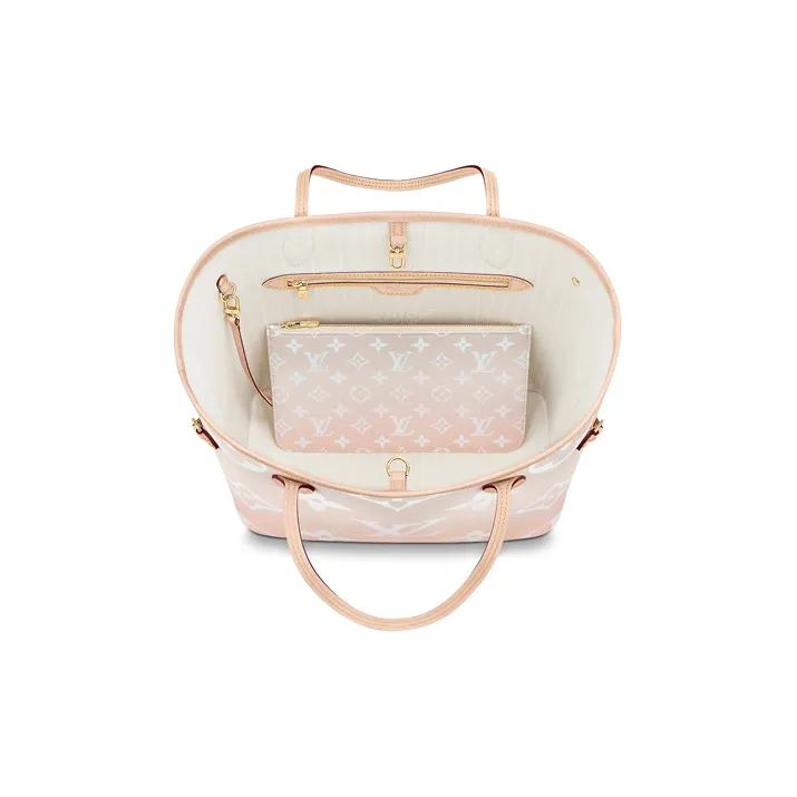 LOUIS VUITTON Neverfull Gradient Pastel Mm Mist-3