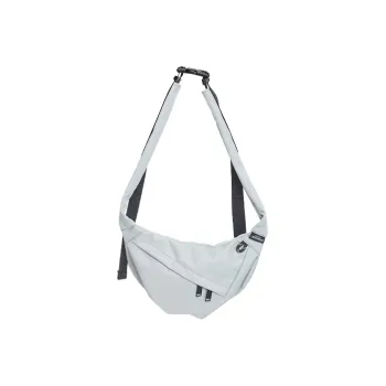 MYEDITION Nylon Polyester Shoulder Bag With Cell Phone Pouch Crossbody Bag Unisex Multicolor