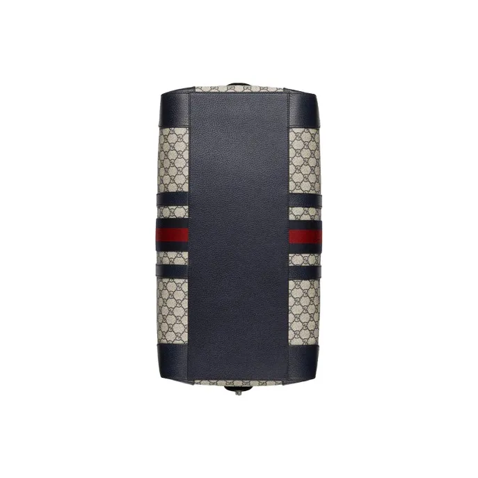GUCCI Ophidia Canvas Patchwork Leather Travel Bags Shoulder Bag Crossbody Bag Handbag Men's Blue-5