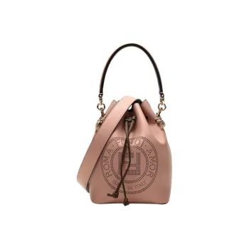 FENDI Mon Tresor Calfskin Bucket Bag Handbag Shoulder Bag Crossbody Bag Small Size Women's Dark Pink
