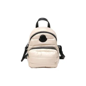 Moncler Nylon Fabric Crossbody Bag, Backpack Mini Women's White