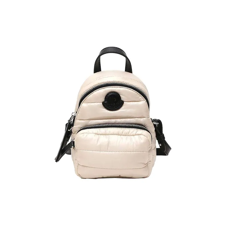 Moncler Nylon Fabric Crossbody Bag, Backpack Mini Women's White-0